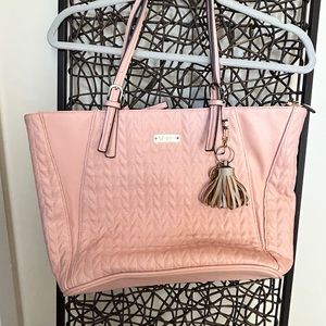 Jessica Simpson Pink Zipped Tote